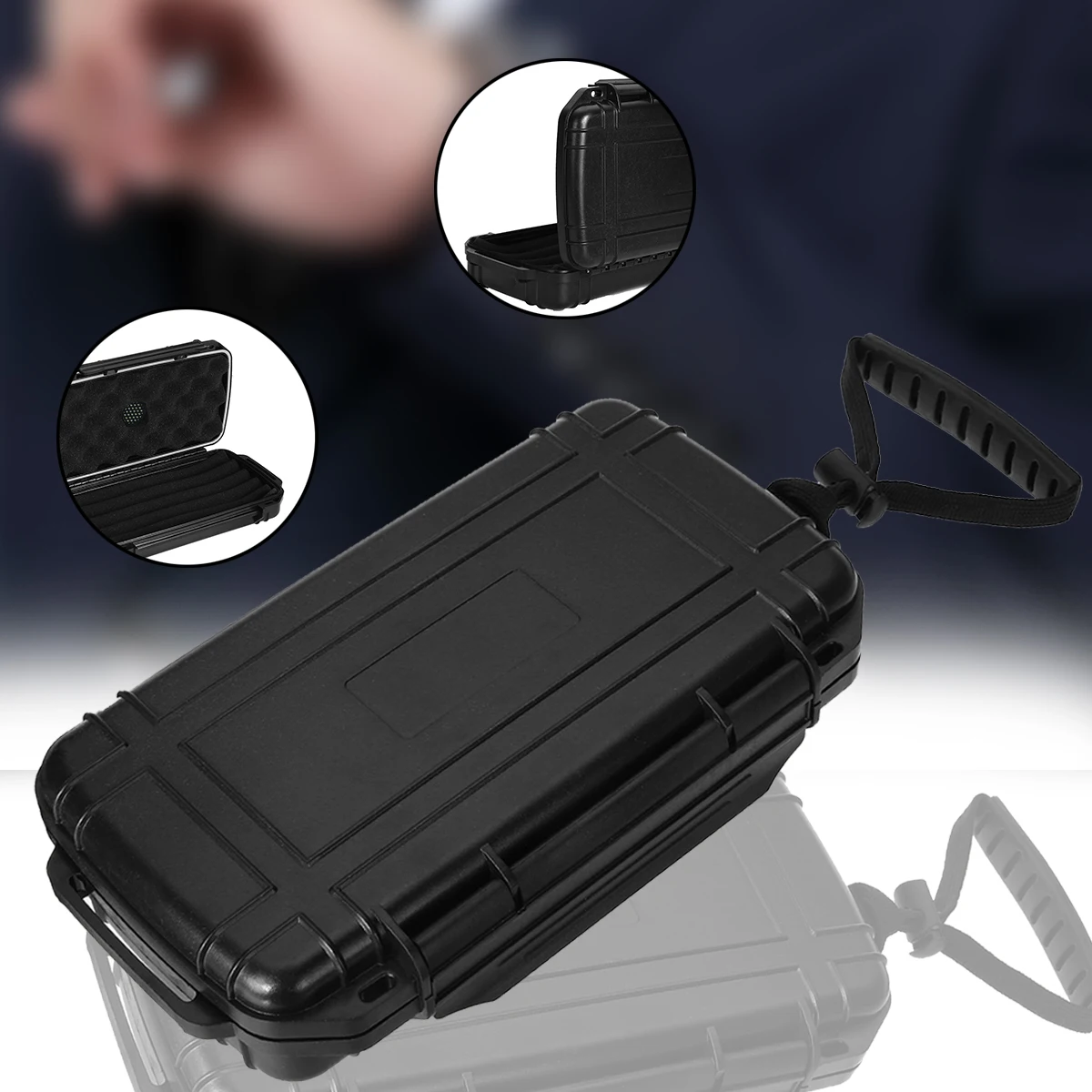 1PC Portable Travel 5 Cigars Cigar Case Waterproof Dust-proof Shockproof Travel Built-in Humidor Humidor Box
1PC Portable Travel 5 Cigars Cigar Case Waterproof Dust-proof Shockproof Travel Built-in Humidor Humidor Box