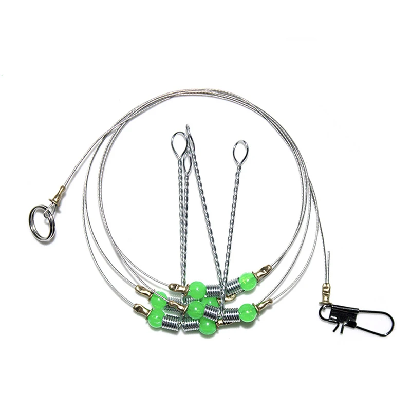 1pcs 55CM 3 Arms Stainless Steel Fishing Rigs Fishing Tackle With Swivel Snap Lure Balance
1pcs 55CM 3 Arms Stainless Steel Fishing Rigs Fishing Tackle With Swivel Snap Lure Balance