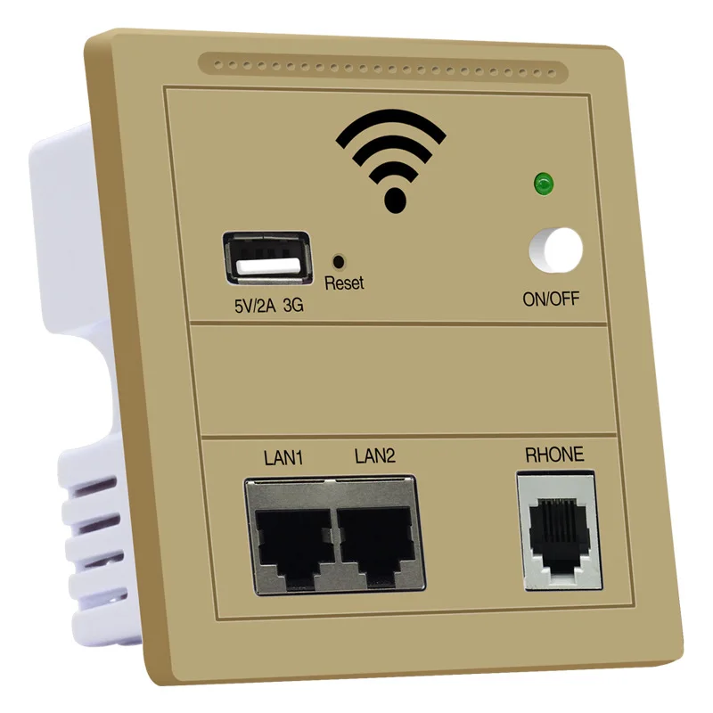 Фото Wi Fi роутер умная розетка встроенный 3g USB точка доступа беспроводной в стеновой