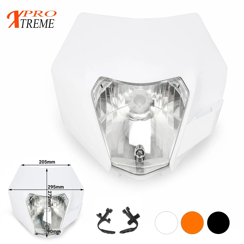 2016 New White Universal Headlights Headlamp For KTM EXC SXF SX XCF SMR Motocross Enduro Dirt Bike Supermoto
2016 New White Universal Headlights Headlamp For KTM EXC SXF SX XCF SMR Motocross Enduro Dirt Bike Supermoto