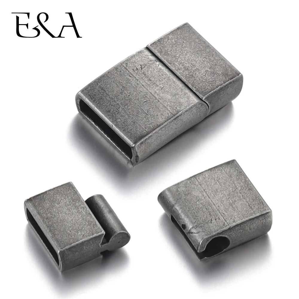 Stainless Steel Magnetic Clasp Flat Hole 10*3mm Leather Cord Clasps Magnet Buckle DIY Bracelet Jewelry Making Accessories
Stainless Steel Magnetic Clasp Flat Hole 10*3mm Leather Cord Clasps Magnet Buckle DIY Bracelet Jewelry Making Accessories