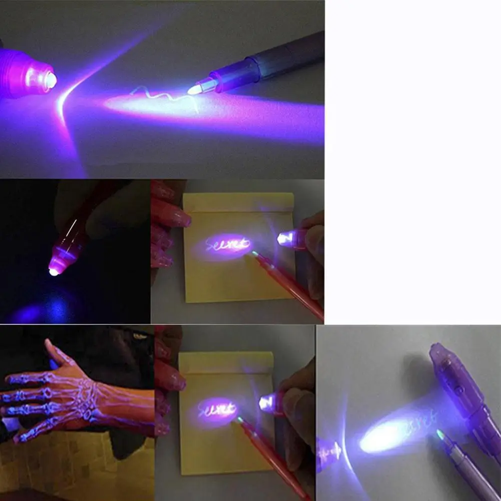 7 шт. UV светильник Ручка Комплект невидимые чернила перо для детей секс игрушка