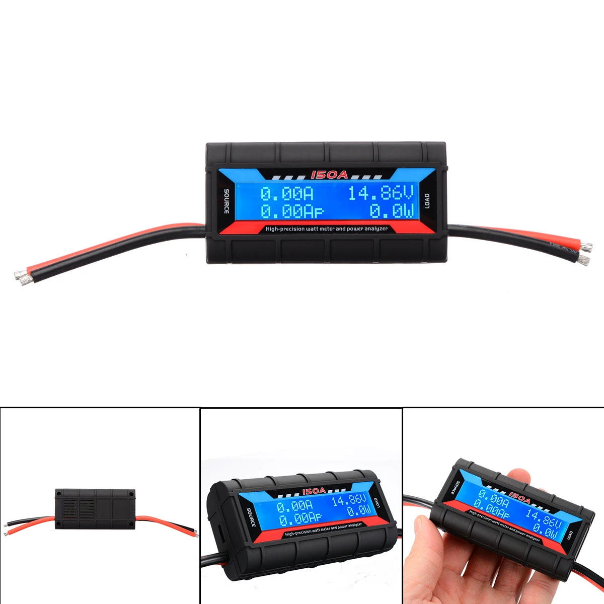 150A 60V Watt Meter Power Analyzer LCD Power Analyzer Backlight Blue LCD Electricity Monitor Volt Tester Solar Wind
150A 60V Watt Meter Power Analyzer LCD Power Analyzer Backlight Blue LCD Electricity Monitor Volt Tester Solar Wind