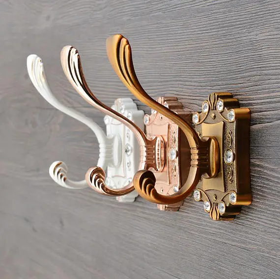 Modern Wall Hooks Coat Hooks Rhinestone Bath Towel Hook Hat Coat Hangers Curtain Tieback Hooks Decorative Antique Brass White
Modern Wall Hooks Coat Hooks Rhinestone Bath Towel Hook Hat Coat Hangers Curtain Tieback Hooks Decorative Antique Brass White