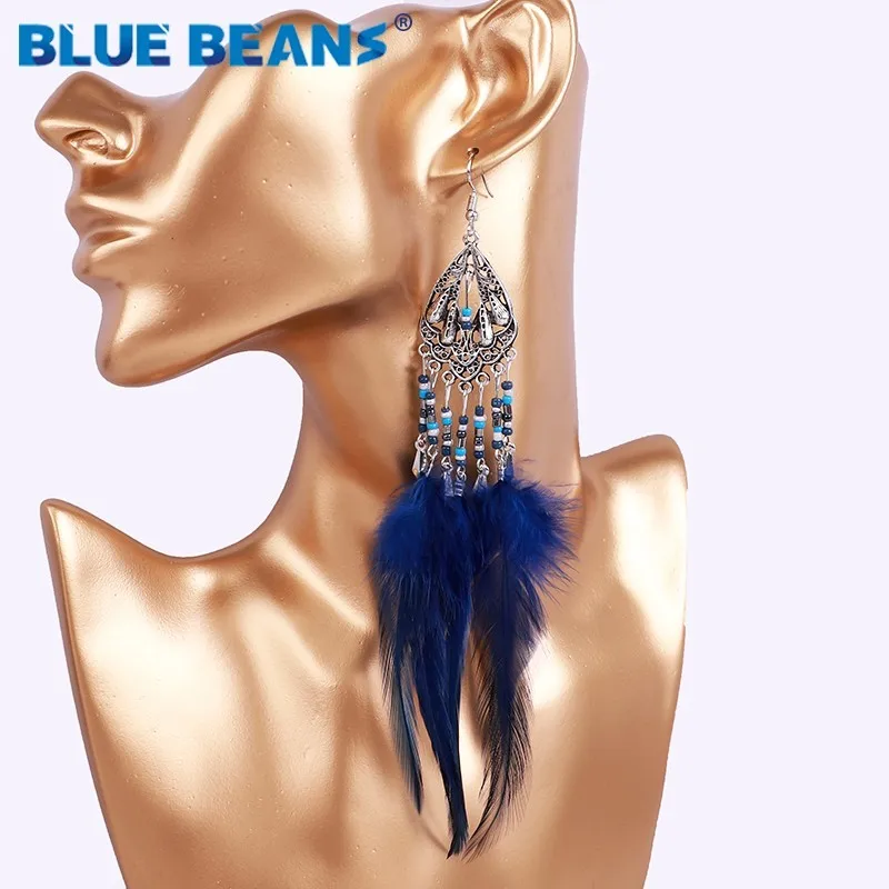 Feather Tassel earrings women bohemian statement luxury long face earring handmade geometric fringe fashion wedding boho dangle
Feather Tassel earrings women bohemian statement luxury long face earring handmade geometric fringe fashion wedding boho dangle