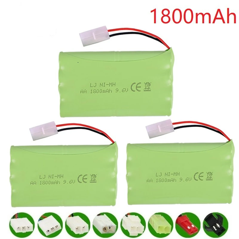 High Capacity 9.6v 1800mah Battery Upgrade 9.6v battery for electric toys RC car ship Trucks 9.6 v rechargeable battery 3Pcs/set
High Capacity 9.6v 1800mah Battery Upgrade 9.6v battery for electric toys RC car ship Trucks 9.6 v rechargeable battery 3Pcs/set