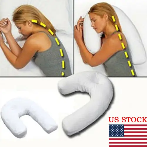 U Shape Sleeper Pillow Neck & Back Pillow:Holds Your Neck / Spine During Side Sleep Health USA
U Shape Sleeper Pillow Neck & Back Pillow:Holds Your Neck / Spine During Side Sleep Health USA