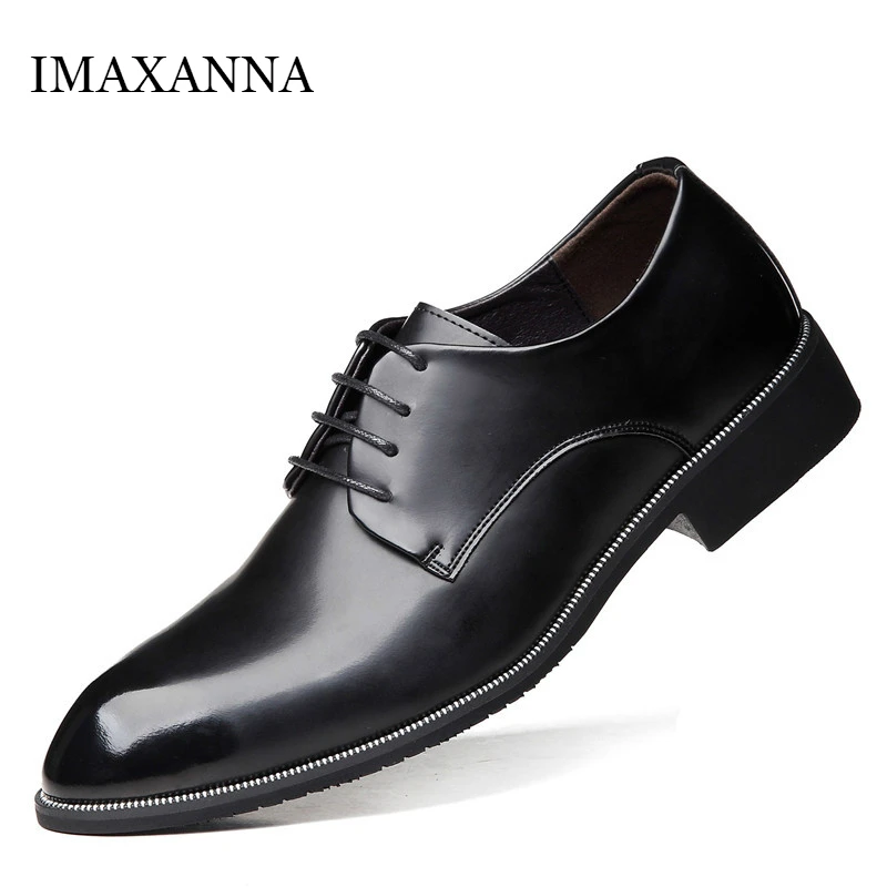 IMAXANNA Man Leather Shoes Dress Fashion Office Wedding Shoe Spring Top Quality Sapato Social Masculino Leather Luxury Brand
IMAXANNA Man Leather Shoes Dress Fashion Office Wedding Shoe Spring Top Quality Sapato Social Masculino Leather Luxury Brand