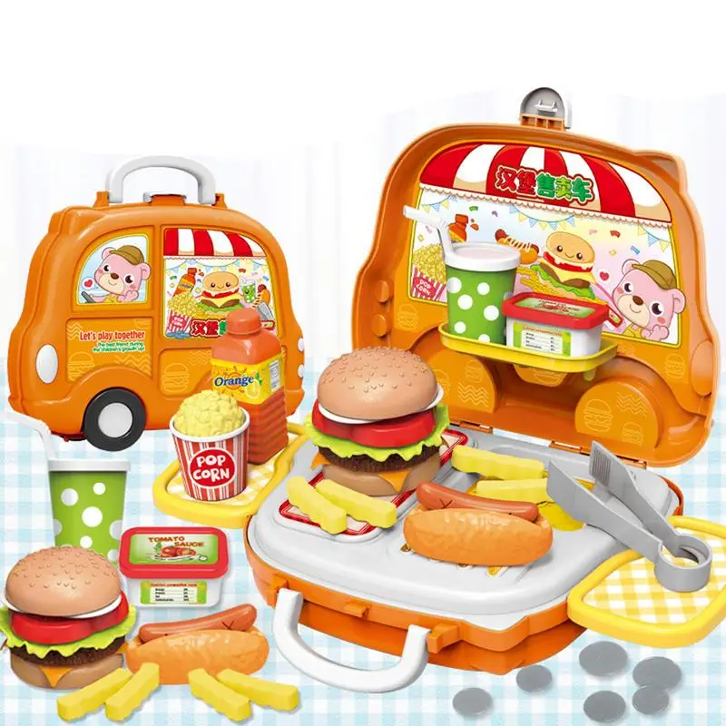 Children's Burger Sale Car Makeup Play House Toy Set Hamburger Make Up Pretend Toy Kitchen Role Playing Prop Toy
Children's Burger Sale Car Makeup Play House Toy Set Hamburger Make Up Pretend Toy Kitchen Role Playing Prop Toy