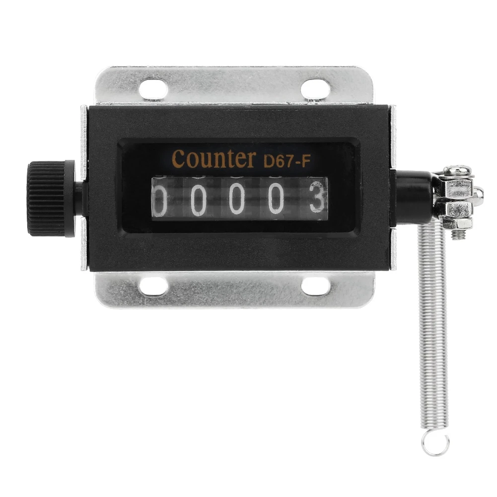 Mini Digital Counter 0-99999 5 Digit Number Hand Tally Click Timer Mechanical Resettable Manual Pull Stroke Counter D67F
Mini Digital Counter 0-99999 5 Digit Number Hand Tally Click Timer Mechanical Resettable Manual Pull Stroke Counter D67F
