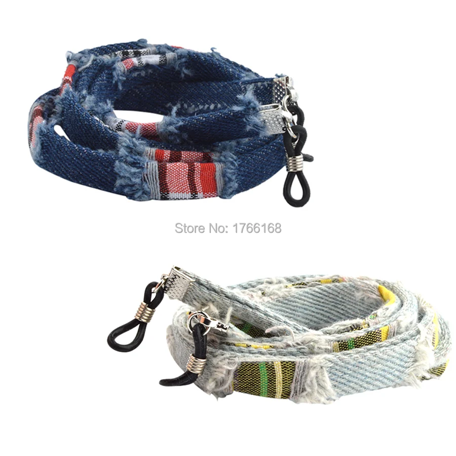 20pcs Retro eyeglass sunglasses Jean neck string cord retainer strap eyewear Denim lanyard holder with good silicone loop
20pcs Retro eyeglass sunglasses Jean neck string cord retainer strap eyewear Denim lanyard holder with good silicone loop