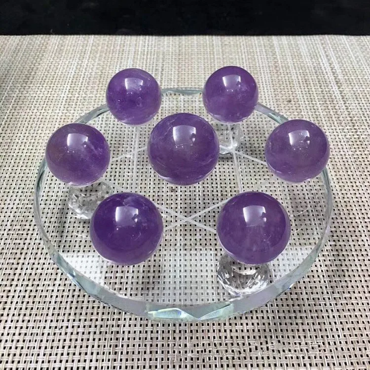 Natural crystal ball seven star array natural amethyst seven star array crystal Feng Shui ornaments
Natural crystal ball seven star array natural amethyst seven star array crystal Feng Shui ornaments