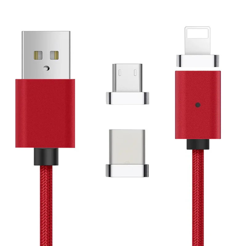USB Type C 3 в 1 Магнитный удлинитель данных кабель питания для телефона Android