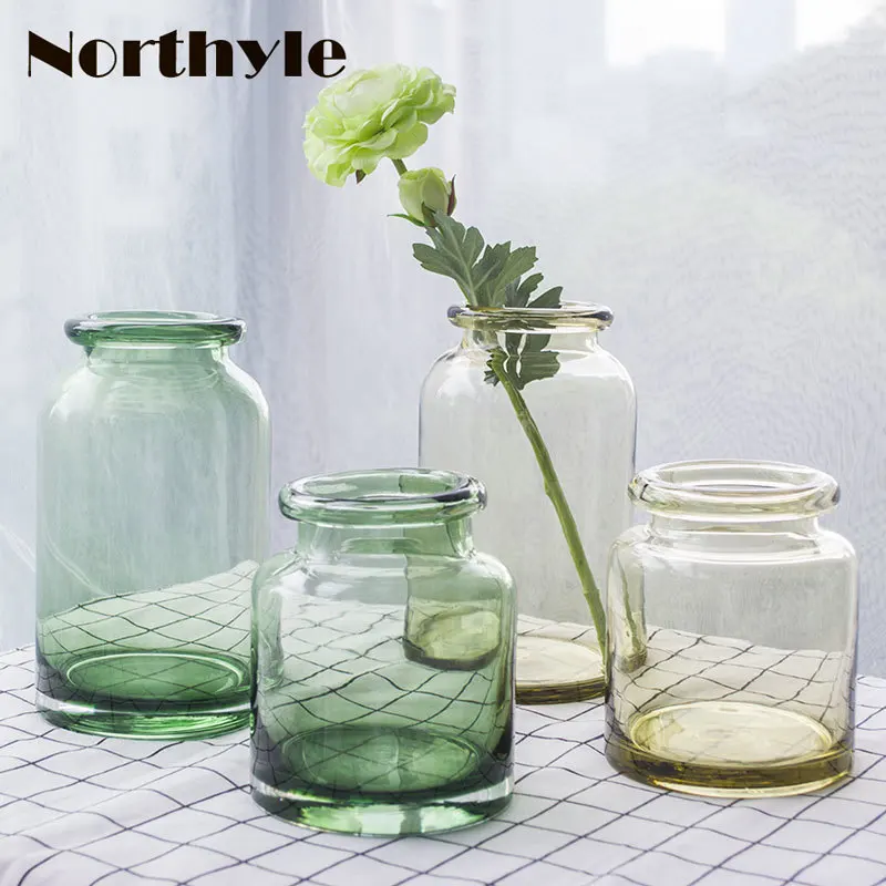 Traditional green glass floor vase home decoration clear sandy beige Flower glass vase wedding decoration vases
Traditional green glass floor vase home decoration clear sandy beige Flower glass vase wedding decoration vases