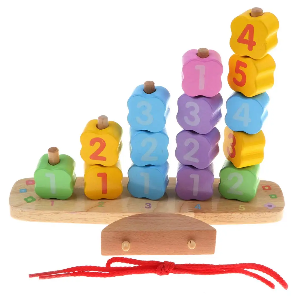 Wooden String Beads Lacing Game Stacking Blocks Balancing Game Early Learning Educational Toys Birthday Gift for Children Kids
Wooden String Beads Lacing Game Stacking Blocks Balancing Game Early Learning Educational Toys Birthday Gift for Children Kids