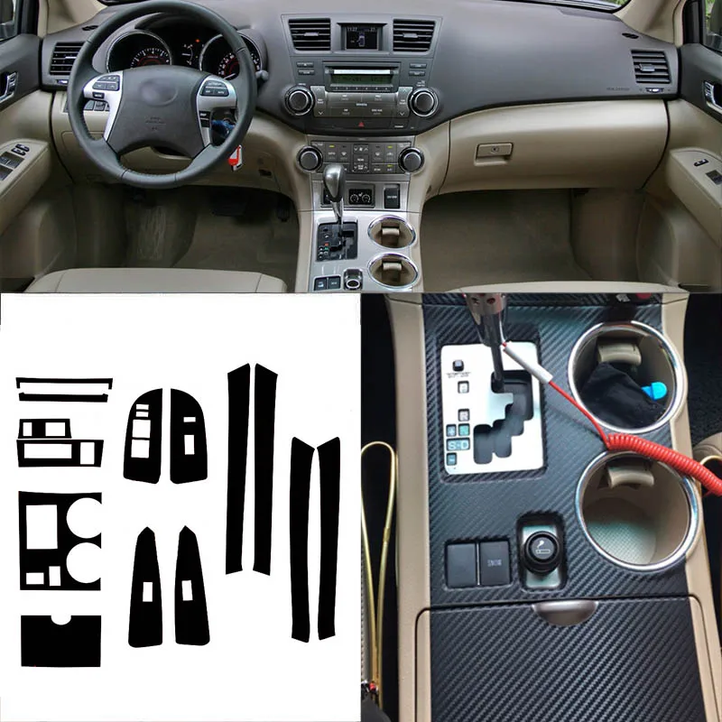 Car-Styling New Car Interior Center Console Color Change Carbon Fiber Molding Sticker Decals For Toyota Highlander
Car-Styling New Car Interior Center Console Color Change Carbon Fiber Molding Sticker Decals For Toyota Highlander