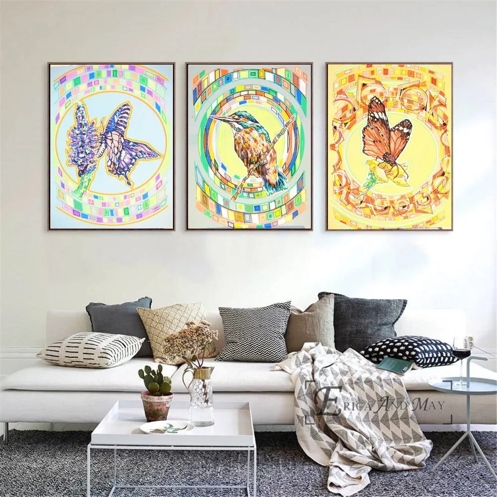 Bird Butterfly Colorful Abstract Style Poster And Print Canvas Art Painting Wall Pictures For Living Room Decoration Home Decor
Bird Butterfly Colorful Abstract Style Poster And Print Canvas Art Painting Wall Pictures For Living Room Decoration Home Decor