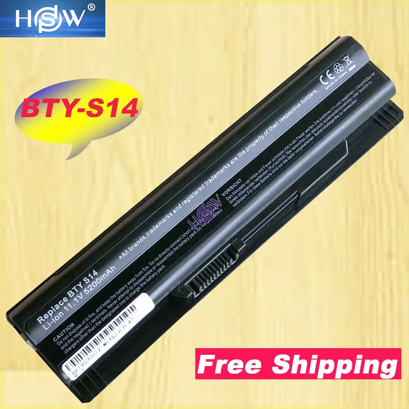 

HSW New 6 Cell Battery For MSI GE60 GE70 Series CR41 CX61 CR70 BTY-S14 BTY-S15 For GE620 GE620DX GE70 GE60