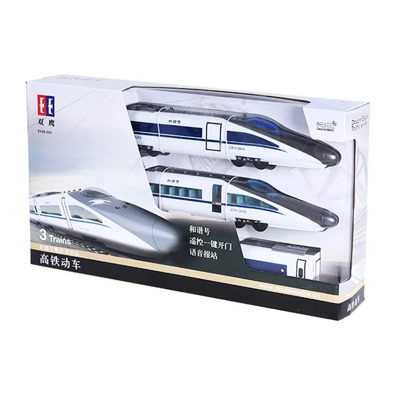 Double E E636-003 RC Car CRH China High-speed Railway Model Electrico Train Voice broadcast Electric Car for children Toy Cars
Double E E636-003 RC Car CRH China High-speed Railway Model Electrico Train Voice broadcast Electric Car for children Toy Cars