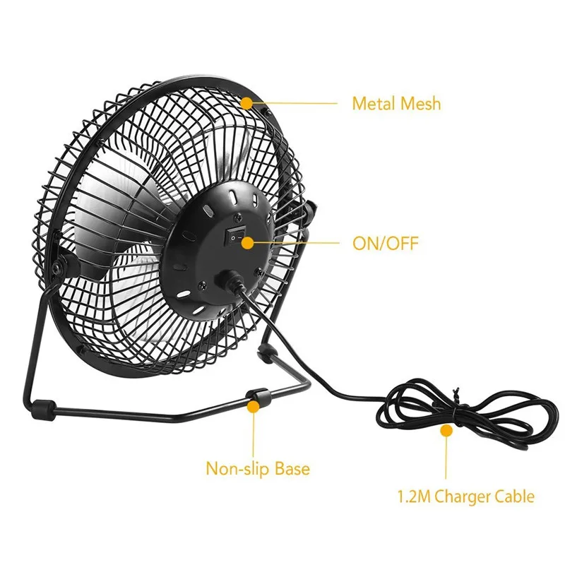 High Quality 4 Inch Cooling Ventilation Fan USB Solar Powered Panel Iron Fan For Home Office Outdoor Traveling Fishing
High Quality 4 Inch Cooling Ventilation Fan USB Solar Powered Panel Iron Fan For Home Office Outdoor Traveling Fishing