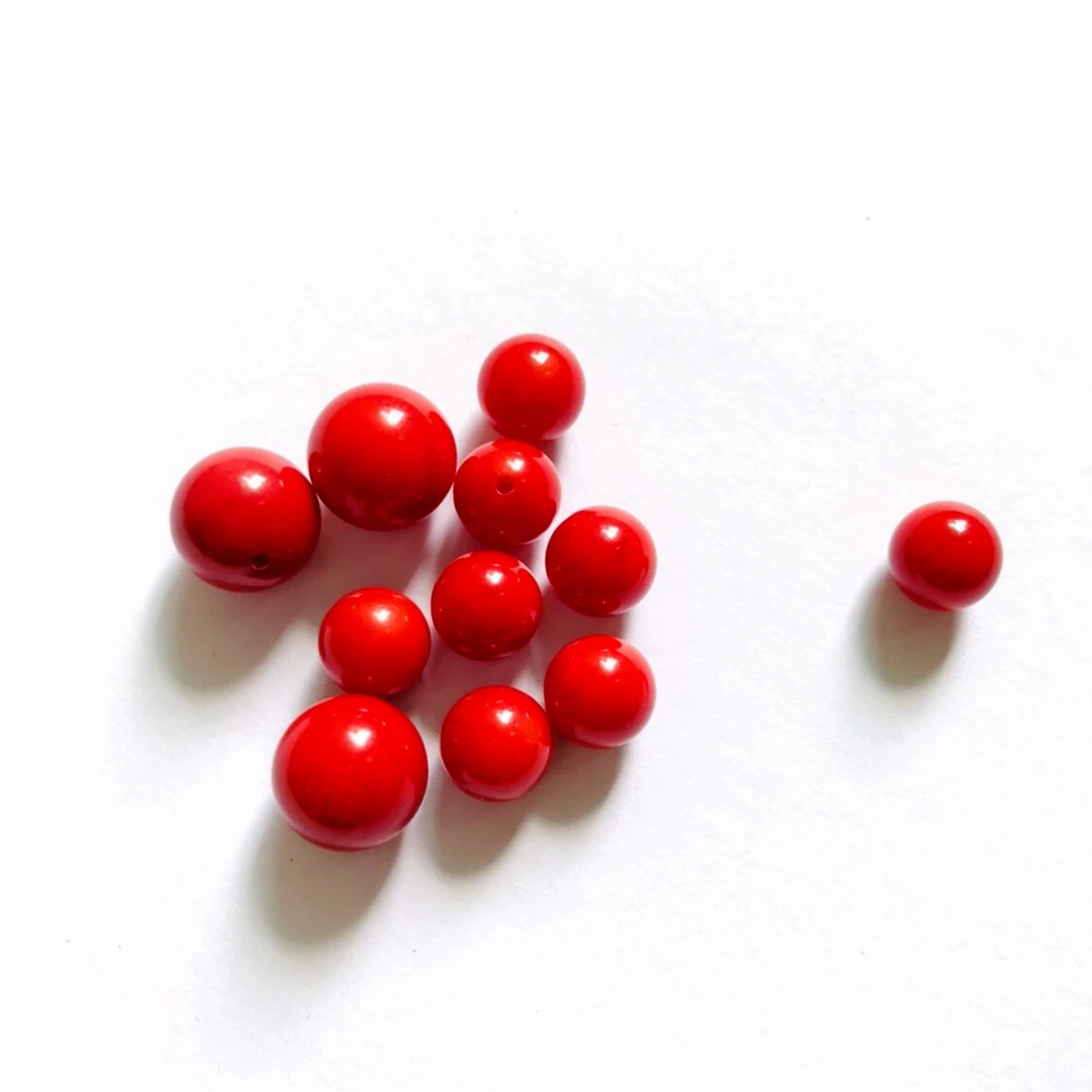 AA Quality Red Coral Half Drilled Beads for Earring 4mm 6mm 8mm 10mm 12mm Half hole Round Beads Bamboo Coral beads,4pcs(2pairs)
AA Quality Red Coral Half Drilled Beads for Earring 4mm 6mm 8mm 10mm 12mm Half hole Round Beads Bamboo Coral beads,4pcs(2pairs)