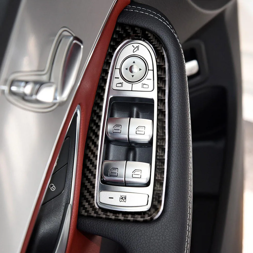 For Mercedes Benz C Class W205 C180 C200 C300 GLC260 4pcs Carbon Fiber Window Switch Armrest Panel Cover Sticker Trim
For Mercedes Benz C Class W205 C180 C200 C300 GLC260 4pcs Carbon Fiber Window Switch Armrest Panel Cover Sticker Trim