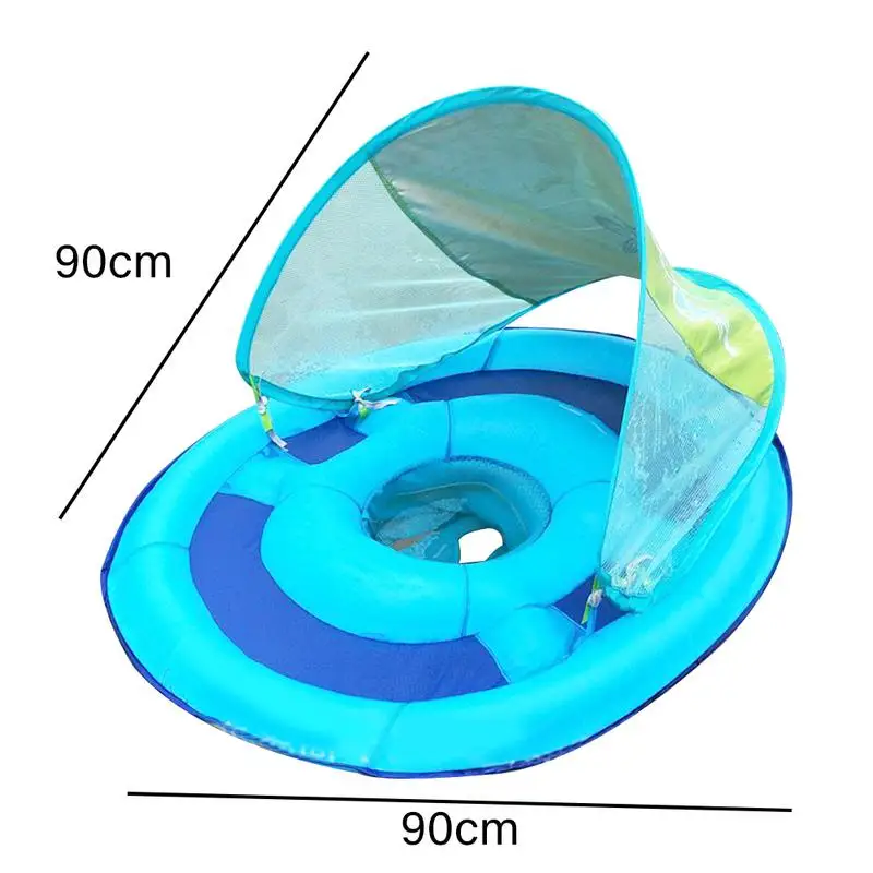 Inflatable Baby Swimming Seat With Awning Shade Children's Swimming Ring Mesh With Bottom Pocket Kids Outdoor Beach Toy
Inflatable Baby Swimming Seat With Awning Shade Children's Swimming Ring Mesh With Bottom Pocket Kids Outdoor Beach Toy
