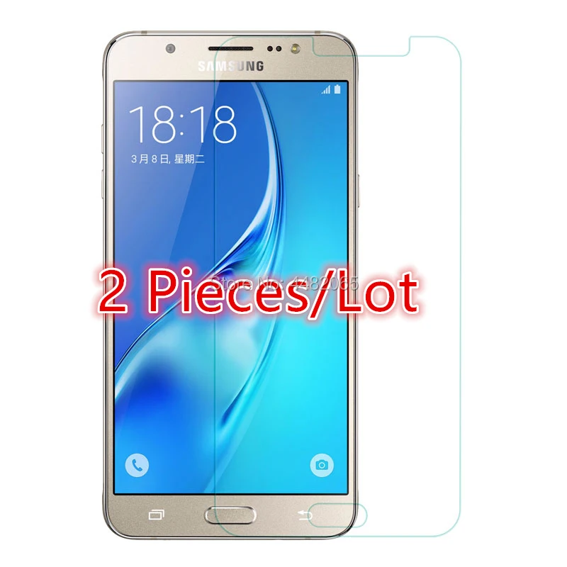 2 шт./лот для стекла Samsung Galaxy J7 2016 закаленное стекло защита экрана защитное