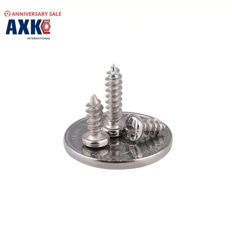 500pcs M2*4/5/6/8/10/12 2mm Nickel Plated Micro Electronic Screw Cross Recessed Phillips Round Pan Head Self Tapping
500pcs M2*4/5/6/8/10/12 2mm Nickel Plated Micro Electronic Screw Cross Recessed Phillips Round Pan Head Self Tapping