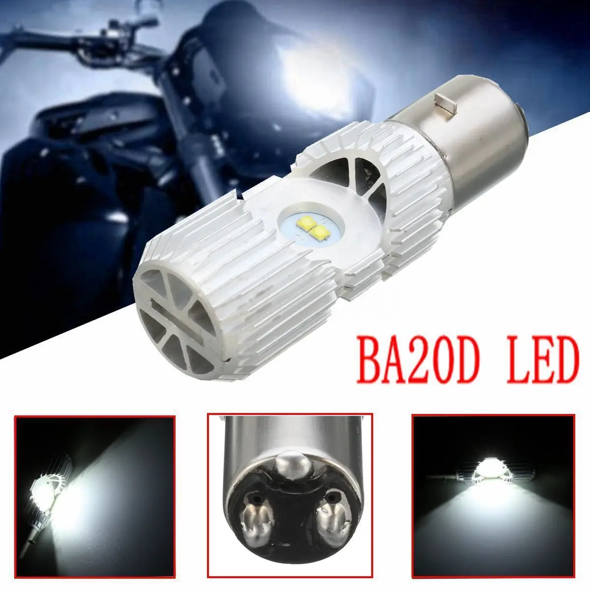 1 шт. BA20D 4LED Hi/короче спереди и длиннее сзади) 20 Вт Мотоцикл Скутер мопед ATV фары лампа
1 шт. BA20D 4LED Hi/короче спереди и длиннее сзади) 20 Вт Мотоцикл Скутер мопед ATV фары лампа