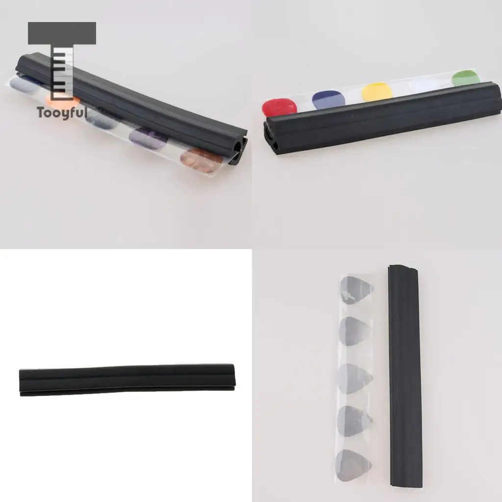 Tooyful 1 Set Black Rubber Microphone Stand Guitar Pick Holder Clamp Clip with 5Pcs Finger Picks Plectrums
Tooyful 1 Set Black Rubber Microphone Stand Guitar Pick Holder Clamp Clip with 5Pcs Finger Picks Plectrums
