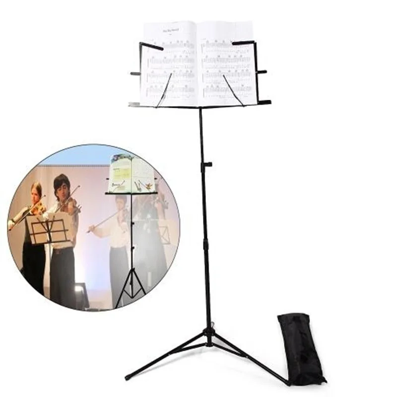 Music stand Folding Sheet Music iron Holder with Bag Folding Tripod Stand Iron Height Music Sheet Holder Musical Instrument
Music stand Folding Sheet Music iron Holder with Bag Folding Tripod Stand Iron Height Music Sheet Holder Musical Instrument