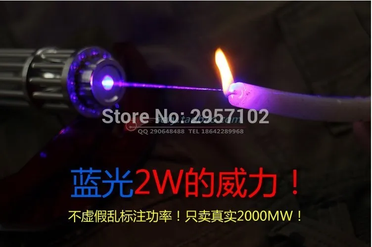 High power Military 5000W 500000m Hunting 450nm flashlight Blue laser pointer burning paper cannon light burn cigars Laser Pen
High power Military 5000W 500000m Hunting 450nm flashlight Blue laser pointer burning paper cannon light burn cigars Laser Pen