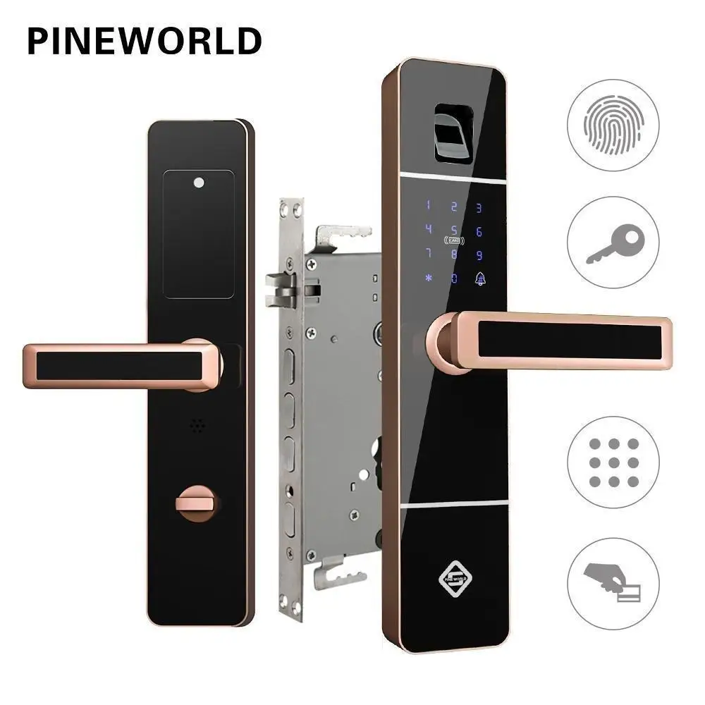 PINEWORLD Q303 биометрический дверной замок отпечатков пальцев интеллектуальный