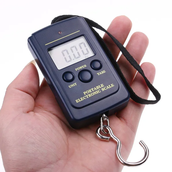 

Mini Pocket Digital Scale Electronic Hanging Hook Scale For Fishing Luggage 20g-40Kg Travel Weighting Weight Scale LCD Display