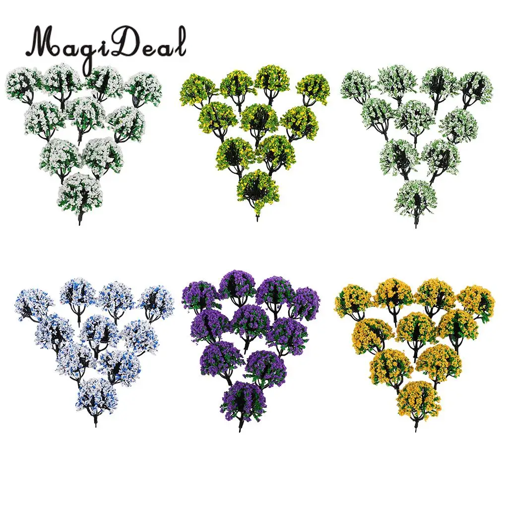 10Pcs 1/150 Train Railroad Scenery Landscape Model Trees N Scale with Flowers Model Building Kits Classic Toys 6cm
10Pcs 1/150 Train Railroad Scenery Landscape Model Trees N Scale with Flowers Model Building Kits Classic Toys 6cm