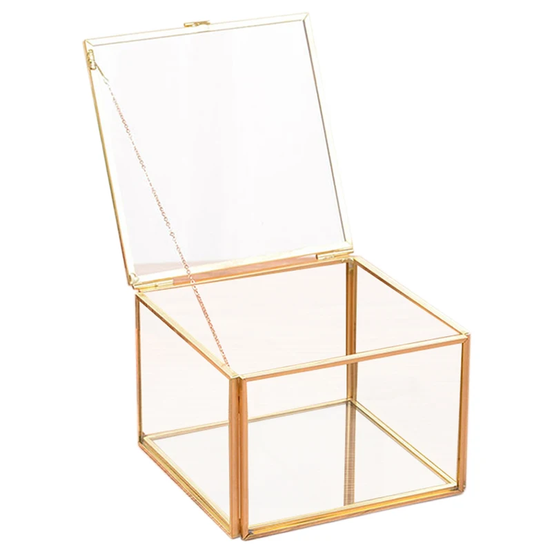 LUDA Square Opening Glass Geometry Garden Jewelry Boxs Mirror Jewelry Storage Box Eternal Flower Decoration Box Crafts
LUDA Square Opening Glass Geometry Garden Jewelry Boxs Mirror Jewelry Storage Box Eternal Flower Decoration Box Crafts
