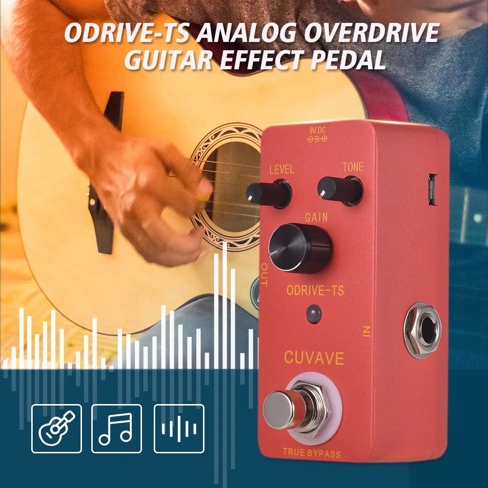 New Arrival ODRIVE-TS Guitar Effect Pedal Analog Overdrive Guitar Pedal Zinc Alloy Shell True Bypass Guitar Parts & Accessories
New Arrival ODRIVE-TS Guitar Effect Pedal Analog Overdrive Guitar Pedal Zinc Alloy Shell True Bypass Guitar Parts & Accessories