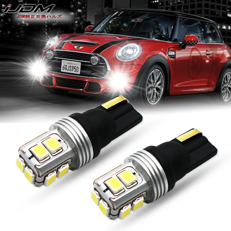 iJDM Error Free Canbus T10 LED Lights W5W 168 194 LED 12V 24V For mini Cooper F54 F55 F56 R52 R53 R55 R56 Parking Lights White
iJDM Error Free Canbus T10 LED Lights W5W 168 194 LED 12V 24V For mini Cooper F54 F55 F56 R52 R53 R55 R56 Parking Lights White