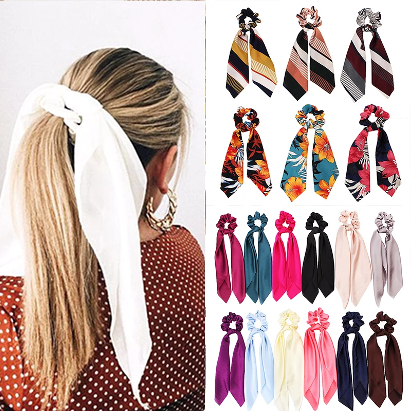New Design Floral Print Women Hair Scarf Elastic Bohemian Hairband Scrunchie Bow Hair Rubber Ropes Girls Hair Ties Accessories
New Design Floral Print Women Hair Scarf Elastic Bohemian Hairband Scrunchie Bow Hair Rubber Ropes Girls Hair Ties Accessories
