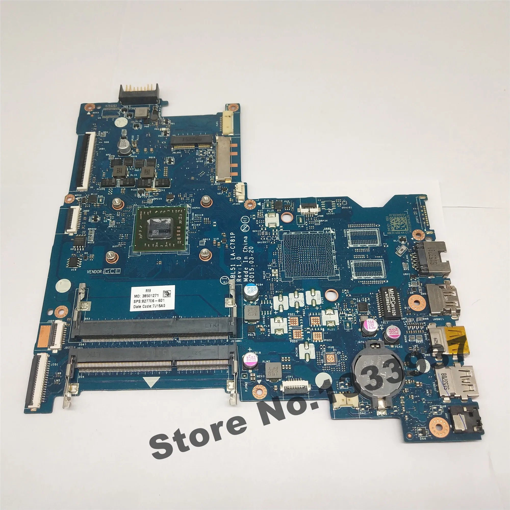 Mainboard 827706-001 827706-501 827706-601 For HP Notebook 15-AF Laptop motherboard ABL51 LA-C781P A6-5200
Mainboard 827706-001 827706-501 827706-601 For HP Notebook 15-AF Laptop motherboard ABL51 LA-C781P A6-5200
