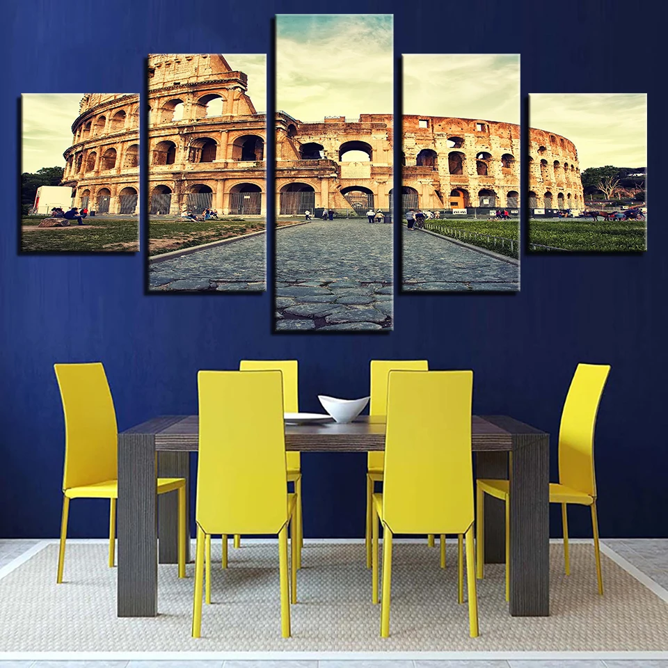 Canvas HD Prints Pictures Living Room Or Bedroom Decor Modular Poster 5 Pieces Colosseo Colosseum Painting Wall Art Framework
Canvas HD Prints Pictures Living Room Or Bedroom Decor Modular Poster 5 Pieces Colosseo Colosseum Painting Wall Art Framework