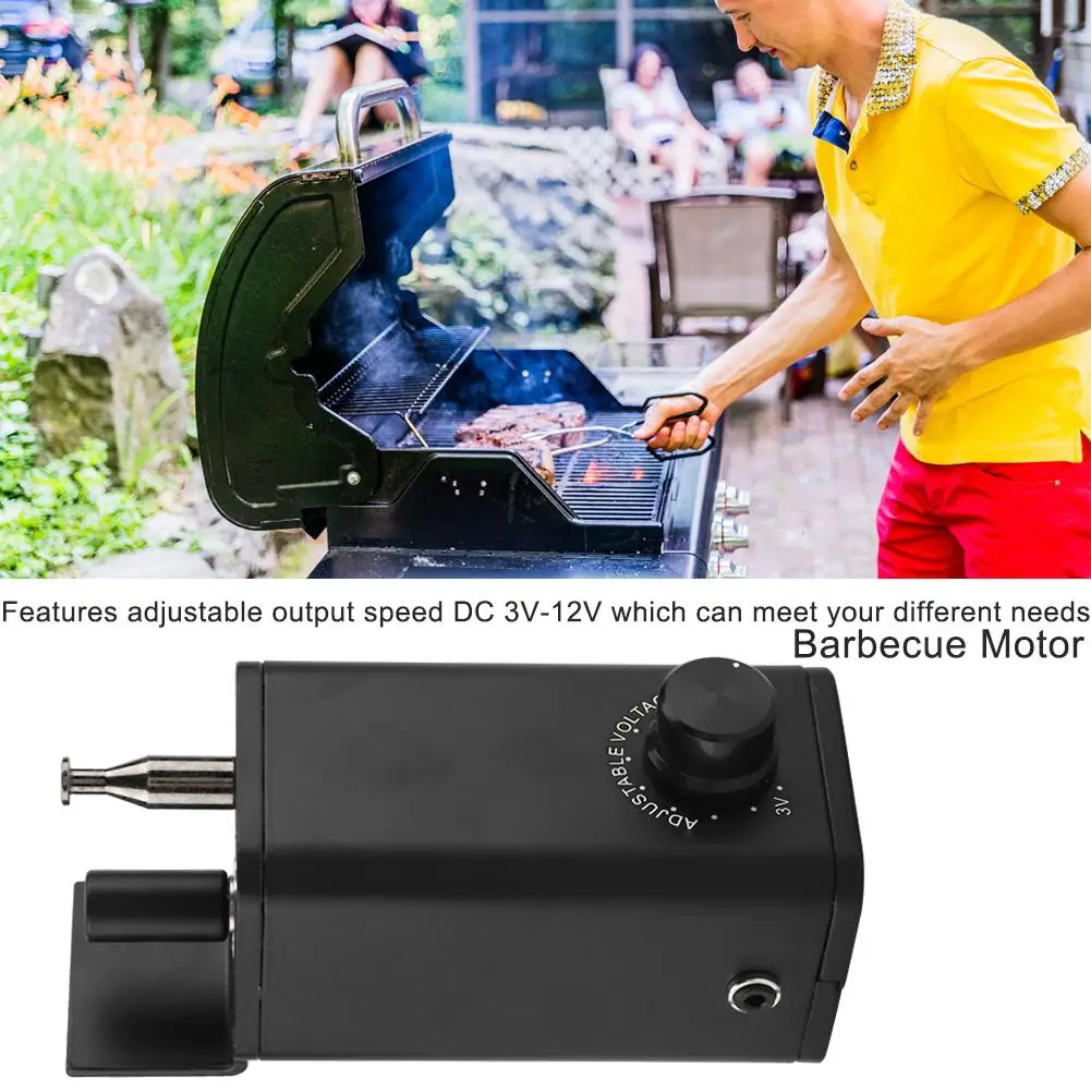 TOPINCN BBQ DC 3-12V Output Adjustable BBQ Roast Rotisserie Grill Motor Rotator Barbecue Tool
TOPINCN BBQ DC 3-12V Output Adjustable BBQ Roast Rotisserie Grill Motor Rotator Barbecue Tool