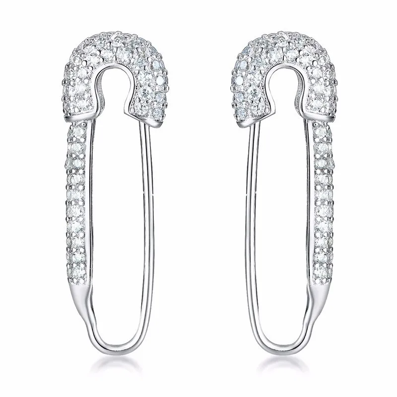 Reminisce CZ Accented Safety Silver Pin Brass Stud Earrings for Women Jewelry Pendientes Brincos
Reminisce CZ Accented Safety Silver Pin Brass Stud Earrings for Women Jewelry Pendientes Brincos