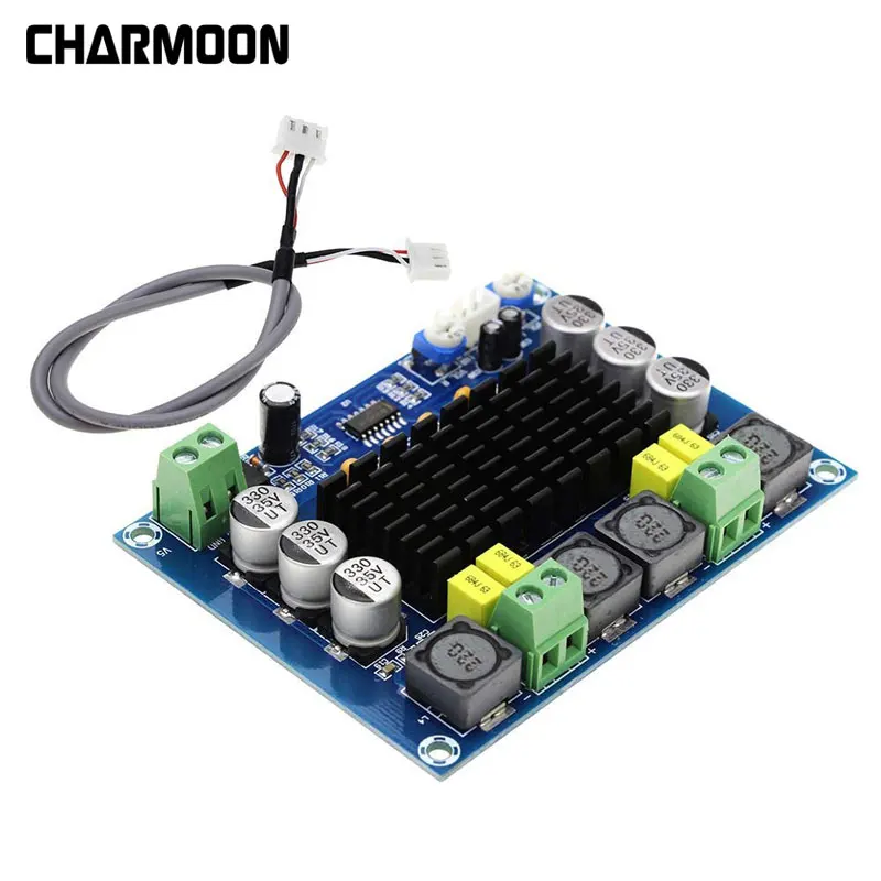 XH-M543 TPA3116D2 Dual-channel Stereo High Power Digital Audio Power Amplifier Board 2*120W Amplificador DIY Module
XH-M543 TPA3116D2 Dual-channel Stereo High Power Digital Audio Power Amplifier Board 2*120W Amplificador DIY Module