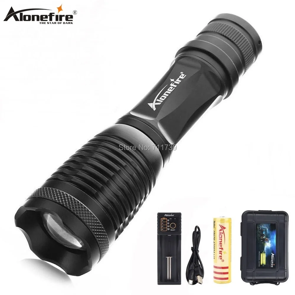 AloneFire E007 Cree Tactical Flashlight XM-L T6 L2 U3 LED Zoom Fishing Travel Lantern Camping Spotlight Torch AAA 18650 Battery
AloneFire E007 Cree Tactical Flashlight XM-L T6 L2 U3 LED Zoom Fishing Travel Lantern Camping Spotlight Torch AAA 18650 Battery