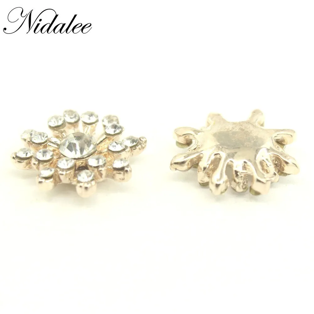 Nidalee Rhinestone DIY Applique Metal Button Swimsuit Sandals Jewelry Flats for Wedding Gifts Diamante upholstery 15mm 10pcs
Nidalee Rhinestone DIY Applique Metal Button Swimsuit Sandals Jewelry Flats for Wedding Gifts Diamante upholstery 15mm 10pcs