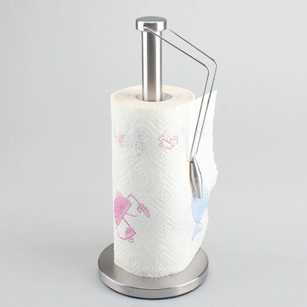 Standing Roll Paper Holder Stainless Steel Tissue Holder Countertop Anti-Slip Tear Roll Contemporary Paper Napkin Towel Rack
Standing Roll Paper Holder Stainless Steel Tissue Holder Countertop Anti-Slip Tear Roll Contemporary Paper Napkin Towel Rack