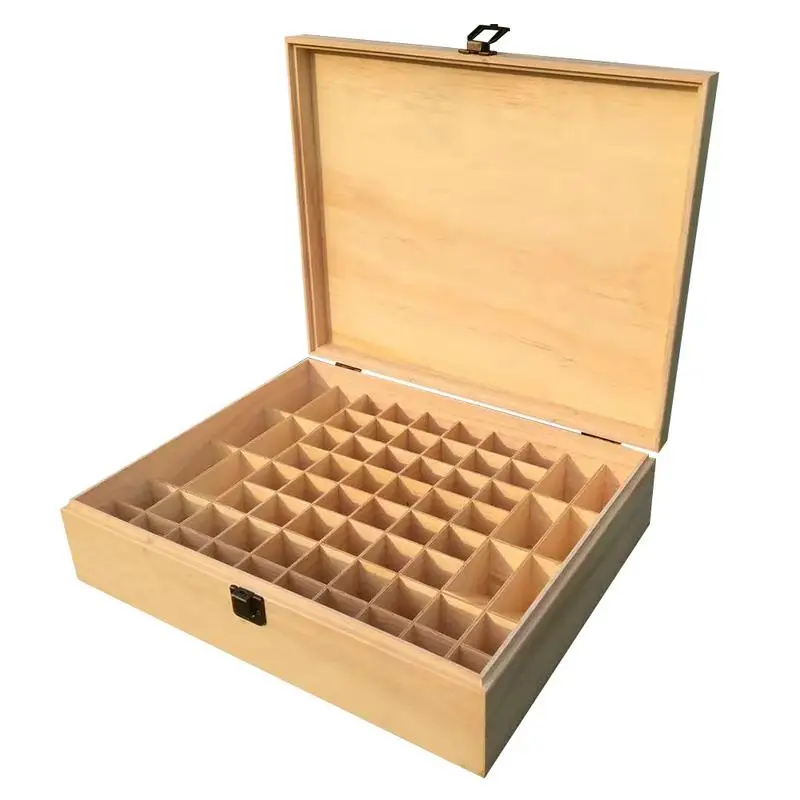 68-Grid Wooden Essential Oil Box Holder Essential Oil Bottle Storage Case Solid Wood Gift Box Aromatherapy Bottles Storage Box
68-Grid Wooden Essential Oil Box Holder Essential Oil Bottle Storage Case Solid Wood Gift Box Aromatherapy Bottles Storage Box