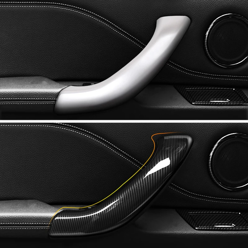 For BMW X1 F48 2016 2017 2018 4pcs/set ABS Chrome / Carbon Fiber Texture Car Door Handle Armrest Cover
For BMW X1 F48 2016 2017 2018 4pcs/set ABS Chrome / Carbon Fiber Texture Car Door Handle Armrest Cover